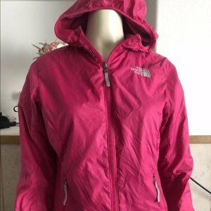 Northface pink  jacket with osito lined